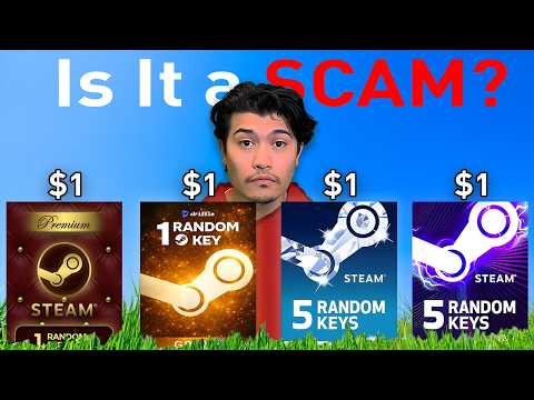 I Tried Every $1 Random Steam Key Box
