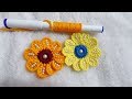 Wow Amazing Making Hack Needle Trick Hand Embroidery Easy Flower Design #100