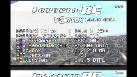 Betaflight Vortex test