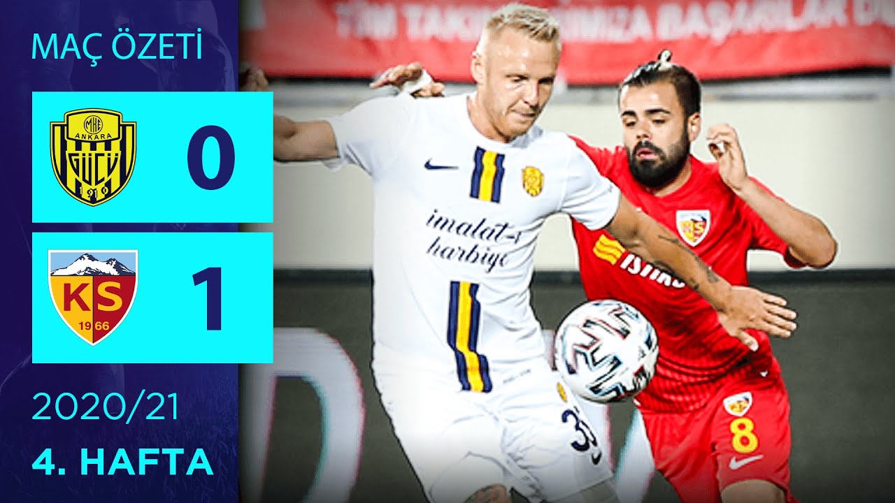 2020-2021 Süper Lig ANKARAGÜCÜ - KAYSERİSPOR 0-1 Maç Özeti