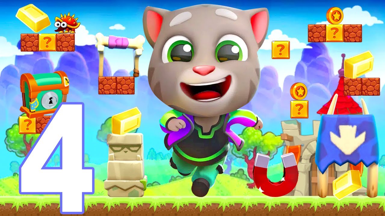 Talking Tom Gold Run Tom Por el Oro episodio 4 Personajes de Tom y