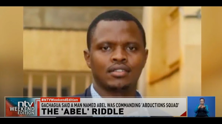 Abel Kimutai Bitok denies masterminding abductions