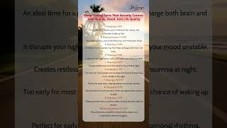 Your Sleep Schedule Doesnt Just Affect Your Rest It Shapes Your Focus, Mood, And Future Health.t