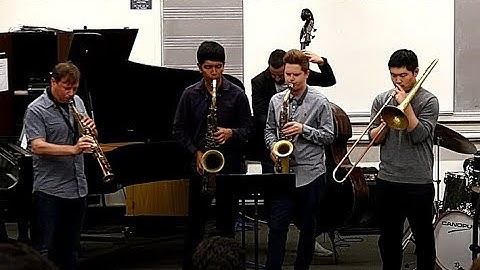 Chris Potter Masterclass at UCLA + Thelonious Monk Institute of Jazz Ensemble