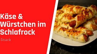 Würstchen im Schlafrock | Käse im Schlafrock | Blätterteig Rezepte