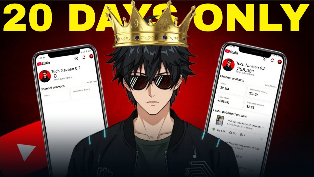 I Tried YouTube Shorts Challenge: 0 to 200K Subs in 20 Days! 📈 ( Shocking Result 😲 ) 