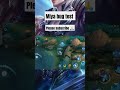 Miya bug test!!! Real✅ or fake❌#mobilelegends #killermachinemlbb #miyabug