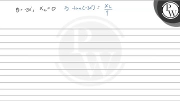 In a series L-C-R circuit \( \mathrm{R}=200 \Omega \) and the voltage and the frequency of the m...