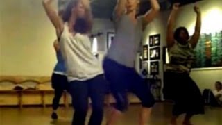 Kat Graham & Candice Accola dance, filmed by Nina Dobrev [The Vampire Diaries]