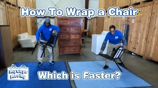 Moving Tips   How to Wrap a Chair