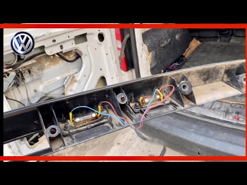 Подсветка номера Volkswagen Caddy ( решение проблемы )