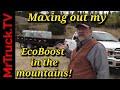 Ford F150 EcoBoost max weight trailering review in the Rockies