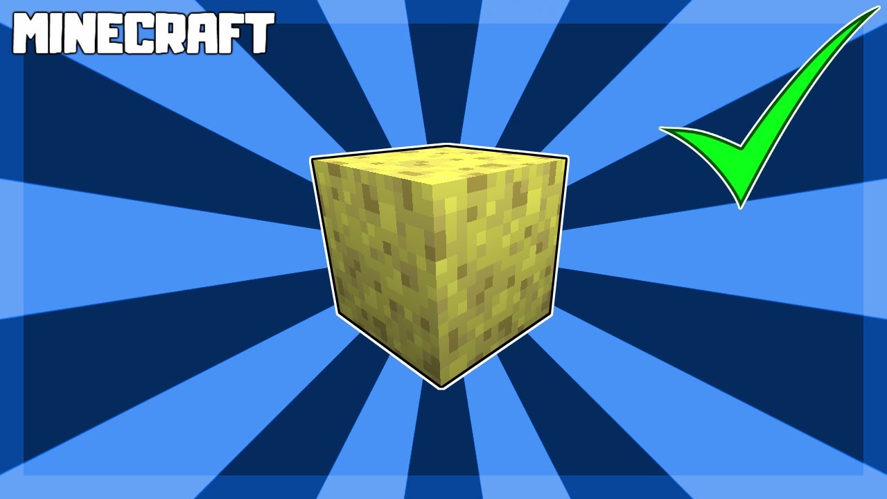 MINECRAFT | How to Get SPONGES! 1.16.4 - YouTube