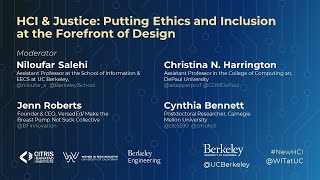 HCI &amp; Justice: Putting Ethics and Inclusion at the Forefront of Design