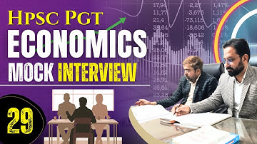 Hpsc pgt Economics Mock Interview preparation | Hpsc pgt interview preparation | Vikas Jangra Sir