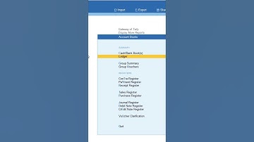 Tally Prime Print All Ledger in Just One Click #tallyprime