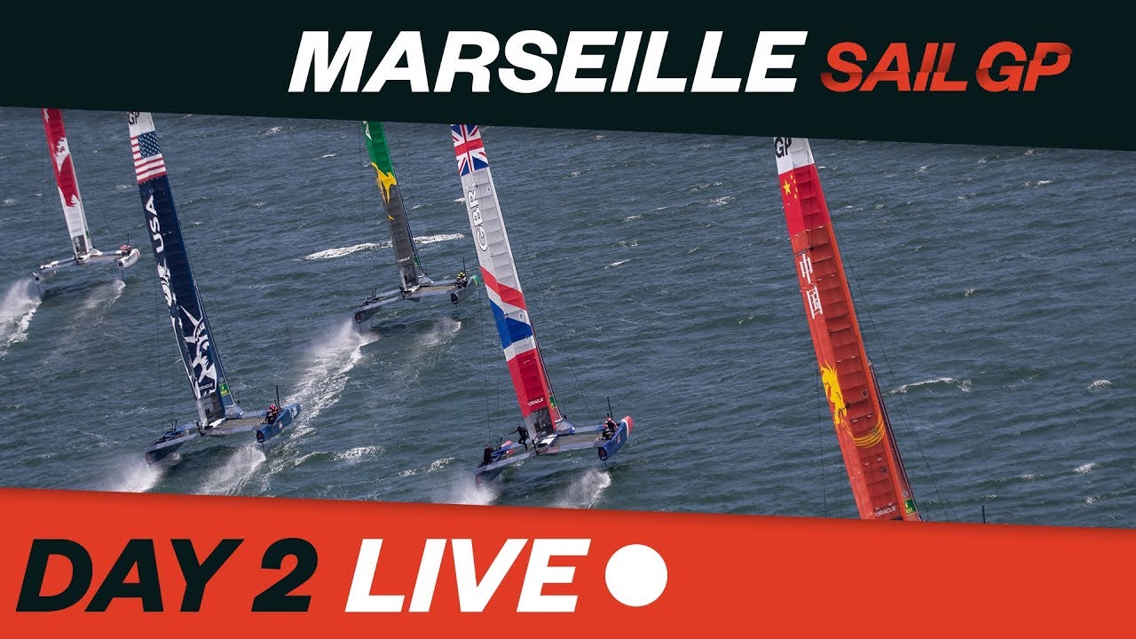 2019 Marseille SailGP RACE REPLAY Day 2 Races 4-6 SailGP