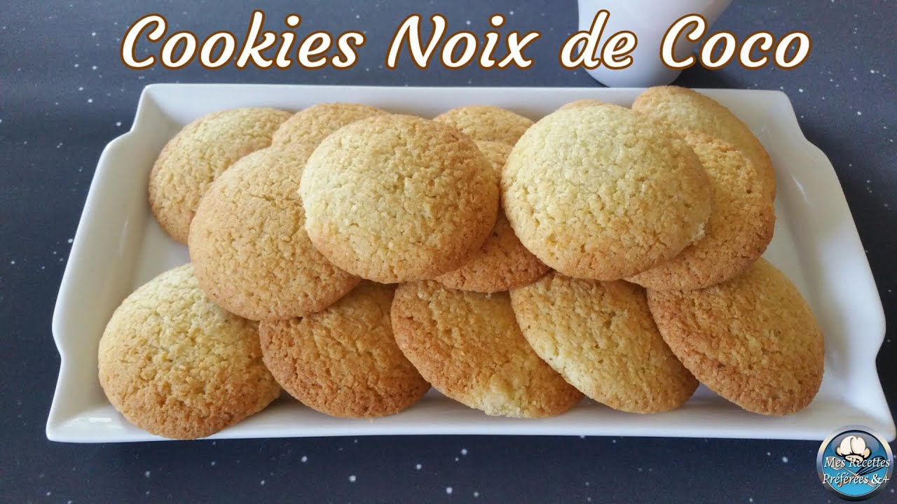 Recette de COOKIES à la NOIX de COCO 😋 🥥