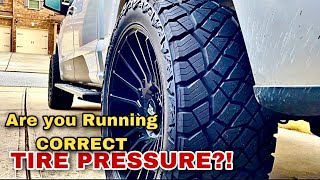 Tire Pressure Explained! Correct Tire Pressure and why it’s IMPORTANT!