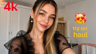 4K Cool Shein String Bikini Tiny Bikini Try On Haul See Everything Sheer TransparentDress &Lingerie👙