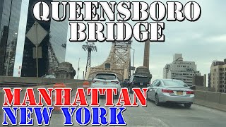 Ed Koch Queensboro Bridge - Manhattan to Queens - New York City - 4K Infrastructure Drive