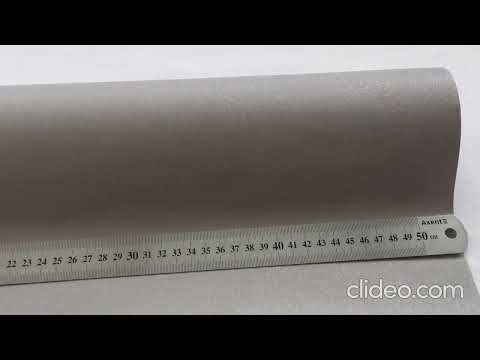 Однотонні сірі німецькі шпалери 296528, з гладкою вініловою поверхнею під іскристий металік на флізеліні, видео 2