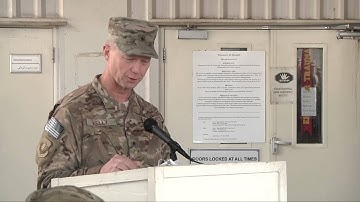 455th Expeditionary Medical Group Change of Command Ceremony