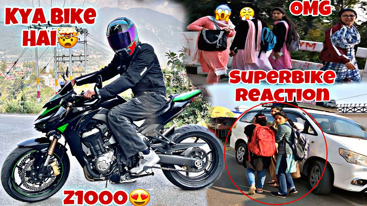 Dara Diya Iss Bike Nay 😱 kya Super  Bike ha 🥵 || Girls Reaction On Super Bike 🥰