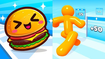 Food Run VS Tall Man Run Max Levels Walkthrough Android, iOS Update Gameplay P27