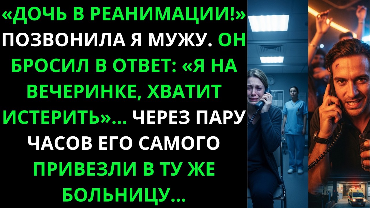 Мой муж променял нашу умирающую дочь на вечеринку по нелепой причине. Но потом...