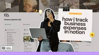 💸 how i actually track every business expense in notion 🔔 (income, budgets & more)