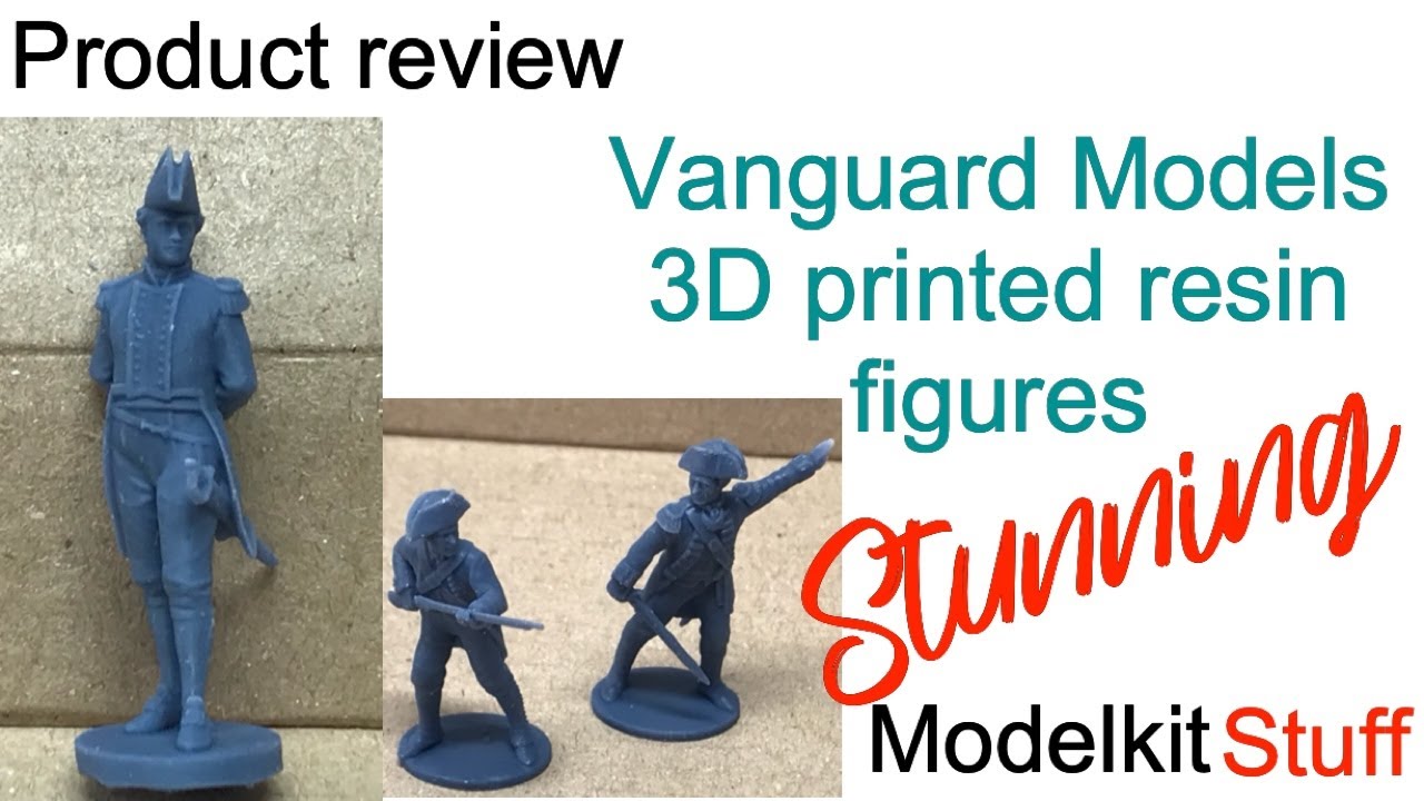 Vanguard Models 3d printed resin figures - YouTube