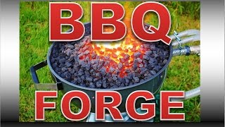 BBQ Forge Build - DIY Professional Blacksmiths Side Blast Forge