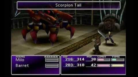 Final Fantasy VII Walkthrough [002] - Guard Scorpion Boss Fight & Escape #1 Reactor