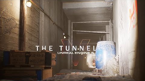 Unreal Engine 5 Virtual camera test "The Tunnel"