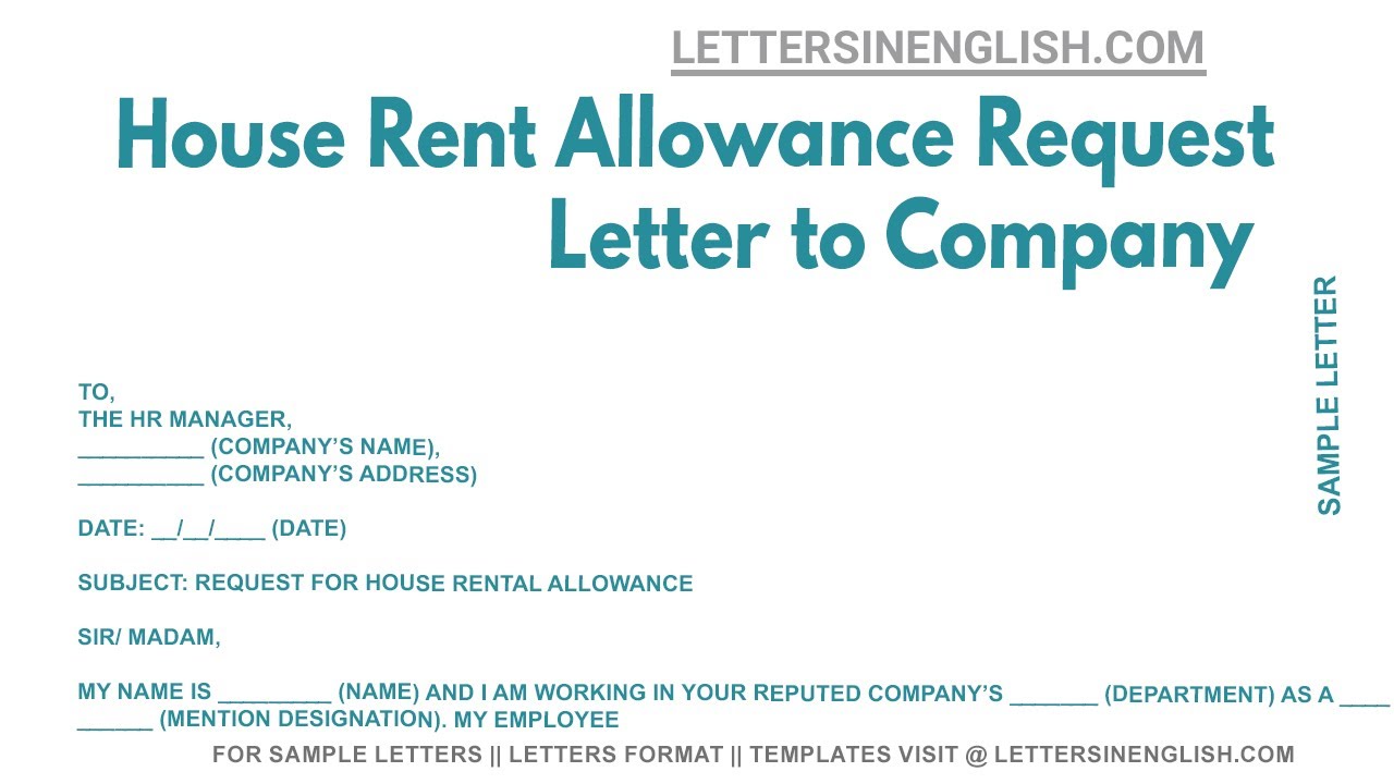 house-rent-allowance-request-letter-to-company-youtube