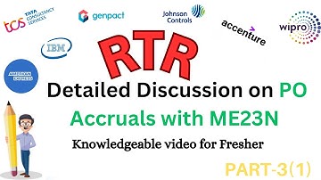 RTR Journal Part 3(1)I Month End Entries I RTR Interview Questions I Accrual  Accounting I PTPI OTCI