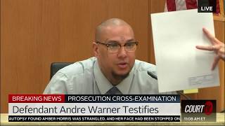 DATING APP MURDER TRIAL | BREAKING: The State Cross-Examines Andre Warner - COURT TV