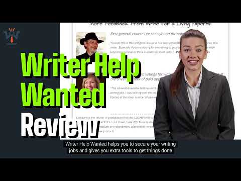 Writer Help Wanted Review , It works for both, the beginner and professional writer