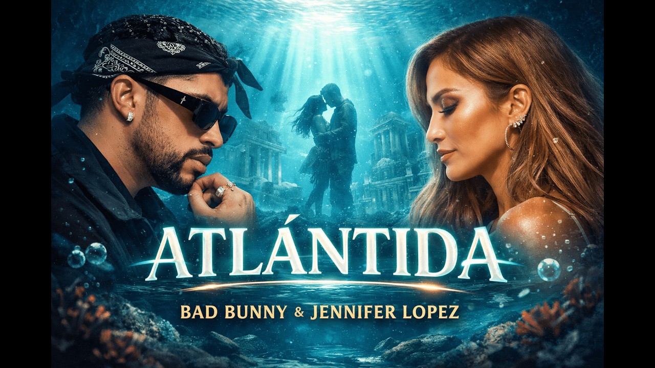 Bad Bunny ft Jennifer Lopez - Atlántida (Video Oficial De La Letra)