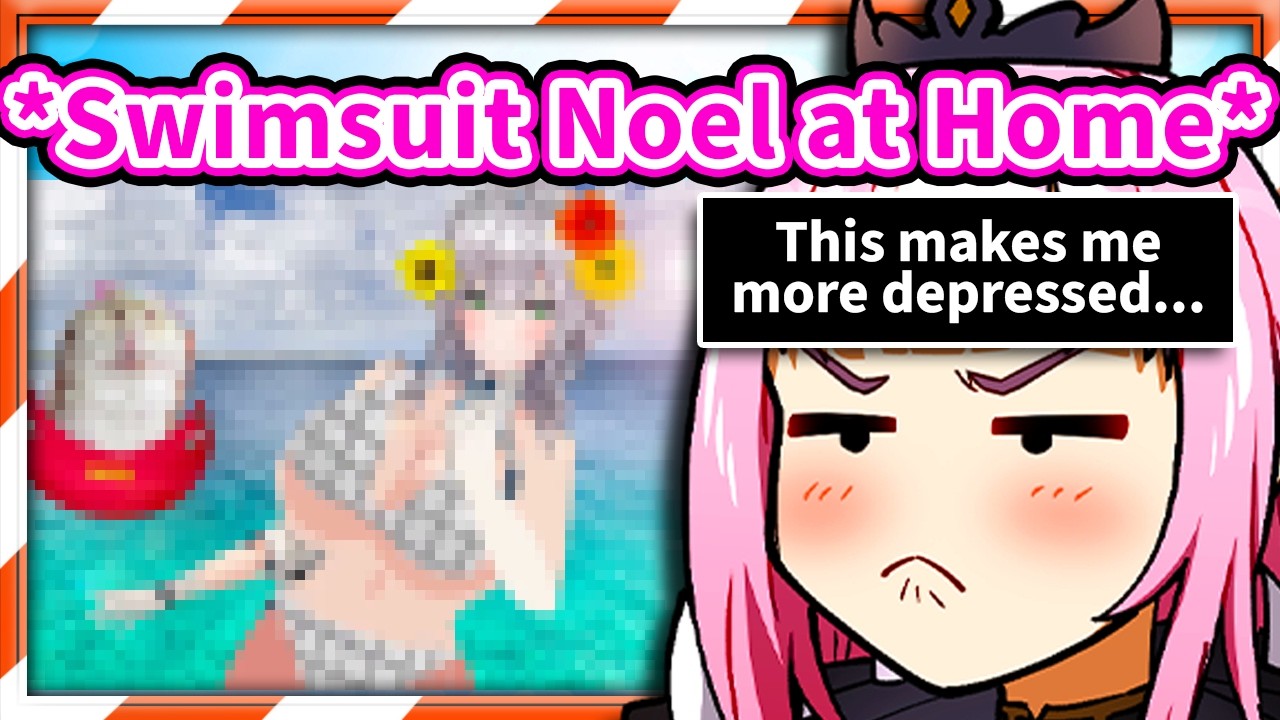 Calli: We Have Swimsuit Noel At Home, Swimsuit Noel At Home: 【Mori Calliope / HololiveEN】