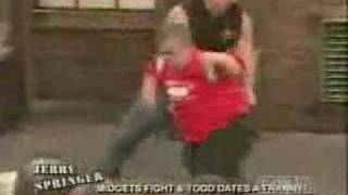 Midget Fight A La Benny Hill
