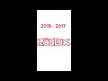 Evolution of roblox logo 2006  2022 roblox shorts