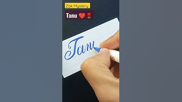 #tanu Comment your name -Calligraphy Writing #shorts #zakmystery #calligraphy #handwriting #lofi
