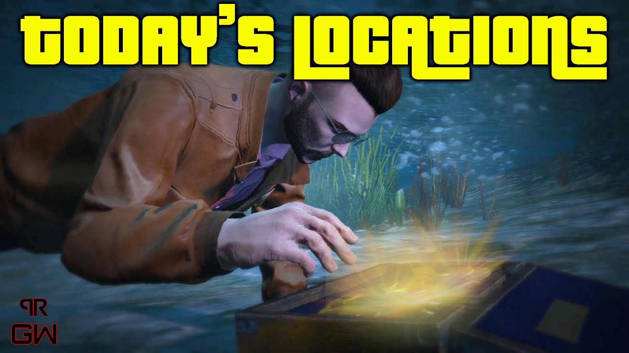 Today's Treasure Chests locations Cayo perico Island 09012021 GTA 5