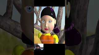 Squid Game 2 vs Scary Teacher 3D Red Light Green Light Challenge Nick and Granny Loser #shorts