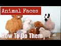 Needle Felt EASY ANIMAL FACES | Cows and sheep | Ears, Eyes and Noses | Needle Felting Animals