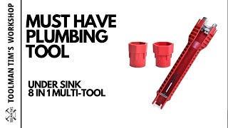 MUST HAVE DIY PLUMBING TOOL - Under $15 - 8 in 1 Under-sink Multi-Tool