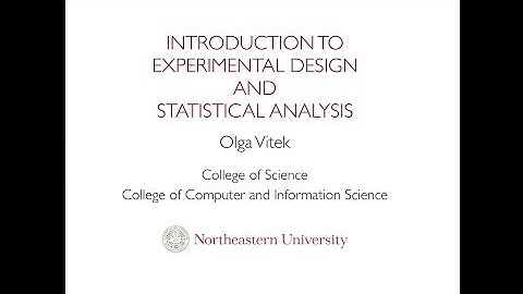 Experimental Design and Statistics - Olga Vitek - DIA/SWATH Course 2017 - ETH Zurich