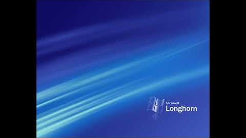 windows longhorn startup sounds slow down to 10 minutes